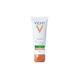 Vichy, Capital Soleil UV-Purify; Protetor Sola Facial Com Ação Antioleosidade E Ação Purificante FPS70; Cor Clara - 40G