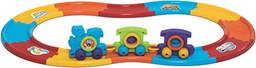 Merco Toys Brinquedo Para Bebe Babytrain Express Com 12 Trilhos Multicor