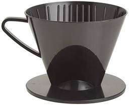 HIC Harold Import Co. cone de filtro de café, nº 2-plástico, preto