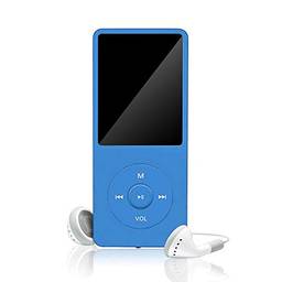 Honorall Leitor MP3 / MP4 Leitor de música de 64 GB Leitor de música MP3 portátil com ecrã de 1,8" com rádio FM Voice Recorde para crianças e adultos
