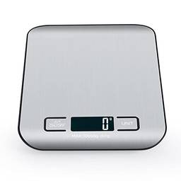 Balança Digital De Cozinha Alta Precisão 1g A 10kg Aço Inoxidável De Grau Alimentício