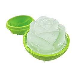 3 Moldes De Cubo De Gelo, Formas De Silicone ReutilizáVeis Para Cubos De Gelo De Rosa Para CoquetéIs De UíSque, Bebidas De Suco (3, Verde)