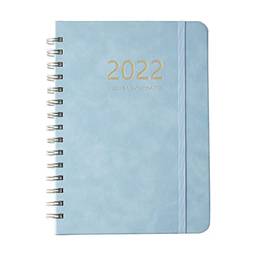 Dabey Caderno A5 Diário Escolar 2022 Caderno Com Agenda Semanal Diária Cadernos Espirais de 160 Páginas