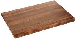Rachael Ray Pantryware tábua de corte de madeira/tábua de servir de madeira – 43,8 cm x 30,4 cm, marrom