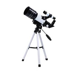 Telescópio ao ar livre, telescópio refratário astronômico claro, telescópio profissional para observação de estrelas, tripé compacto, monóculo para crianças, adolescentes, iniciantes
