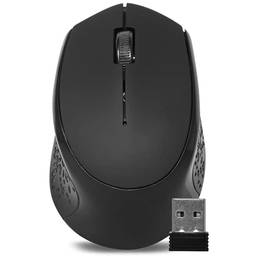 Mouse Sem Fio Óptico Usb Wireless 2.4ghz 3200dpi para Computador Pc Notebook Mac Tv Smart (Preto)