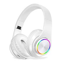 B39 RGB Luminous Wireless BT 5.0 Fone de ouvido estéreo para jogos Fone de ouvido dobrável e microfone