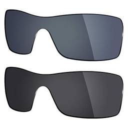 Mryok 2 pares de lentes polarizadas de substituição para óculos de sol Oakley Batwolf – Opções