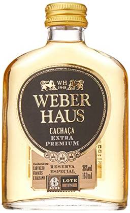 Cachaca Extra Premium Weber Haus 160 Ml Weber Haus Sabor 160 Ml