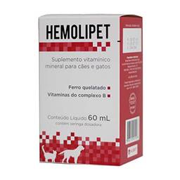 Suplemento Hemolipet para Cães e Gatos 60ml