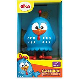 Boneco Galinha Pintadinha, Elka, Azul