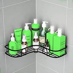 Porta shampoo e saboneteira de canto de parede em L para banheiro suporte para shampoo para banheiro