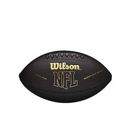 Wilson NFL Super Grip Football - Preto/Dourado, Júnior (Idade 9-12) (WTF1790ID)