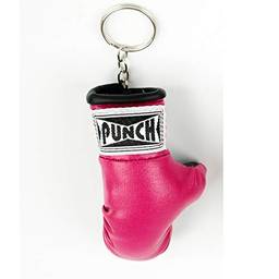 Chaveiro Luva De Boxe Punch Unissex Único Rosa