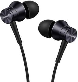 Fones de ouvido intra-auriculares 1MORE com com 4 opções de cores, para smartphones/PC/Tablet – Preto