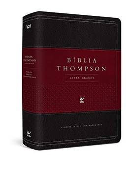 Biblia Thompson Aec Letra Grande - Cp Vinho e Preta