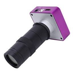 Microscópio ocular digital, resistente à vibração e choque 0,12-2X Ndustrial Câmera Ampliação HDMI Microscópio Câmera para Laboratório para Casa