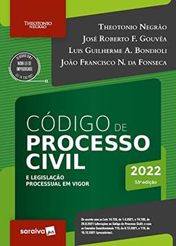 Código de processo civil e legislação processual em vigor - 53ª edição 2022