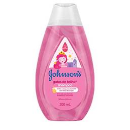 Shampoo Gotas de Brilho, Johnson's Baby, Rosa, 200 ml