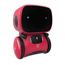 Brinquedo de robô infantil, parceiro inteligente de robôs falantes inteligentes e professor com controle de voz e sensor de toque, cantando, dançando, repetindo, presente para meninos e meninas de 3 a