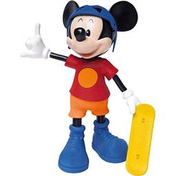 Boneco e Personagem Mickey Radical 5 Frases 31 Cm, Elka, Multicor