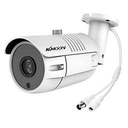 Câmera de segurança analógica 2MP 1080P câmera de vigilância com visão noturna, interior externo à prova de intempéries para vídeo-vigilância em casa Sistema Pal