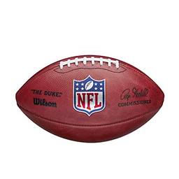 Wilson Sporting Goods "The Duke" Jogo de futebol oficial da NFL - Versão 2020, Marrom