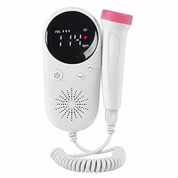Yuventoo Monitor cardíaco pré-natal doméstico com Doppler fetal para bebês Tela LCD Medidor de voz para feto Produto de cuidados diários para mulheres grávidas