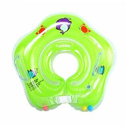 Yuventoo Anel de natação para bebê inflável bebê infantil criança banheira chuveiro anel anel colar brinquedos flutuador anel de segurança para piscinas