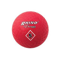 Champion Sports Bola de playground de 12,70 cm (5"), vermelha
