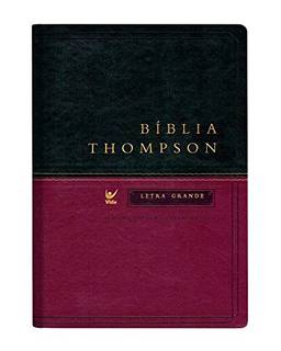 Bíblia Thompson - AEC - Letra Grande - Verde e Vinho - Com Índice