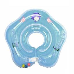 Yuventoo Anel de natação para bebê inflável bebê infantil criança banheira chuveiro anel anel colar brinquedos flutuador anel de segurança para piscinas