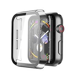 Capa Silicone Incolor com Película 5D Compatível Apple Watch 7 (41mm)