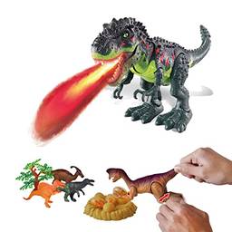 Dinossauro Dragão Robô T-Rex Com Simulado Flame Spray E Som Roaring (Tiranossauro)