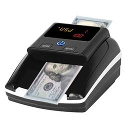 mewmewcat Mini detector de notas falsas de dinheiro portátil Detecção automática de dinheiro por UV MG Imagem IR Qualidade do papel Tamanho Espessura para EURO Dólar americano Adequado para lojas
