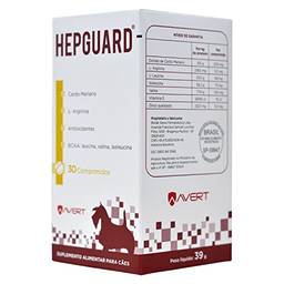 Suplemento AVERT Hepguard para Cães - 30 Comprimidos