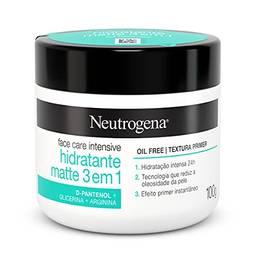 NEUTROGENA Face Care Intensive Hidratante Matte 3 em 1 100g, Neutrogena