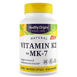 Vitamina K2 MK7 100 mcg 180 Vgels Importad - Healthy Origins