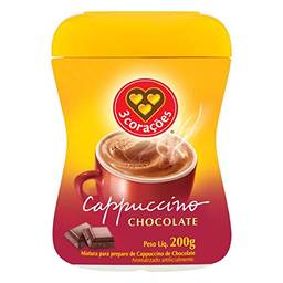 Cappuccino, Chocolate, Pote, 200g, 3 Corações