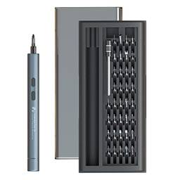 Yuventoo Kit de chave de fenda elétrica de lítio D2Plus Mini Power Portátil/Conjunto de ferramentas de reparo de chave de fenda manual para eletrônicos/celular/notebook/relógio