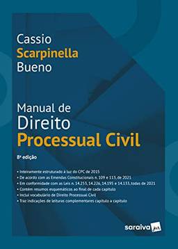 Manual de direito processual civil - 8ª edição 2022