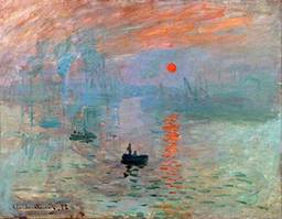 Impressão, Nascer do Sol de Claude Monet - 75x96 - Tela Canvas Para Quadro