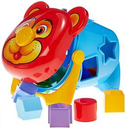 Brinquedo Educativo Urso Tomy com Blocos Merco Toys