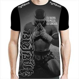 Camisa Camiseta Muay Thai - Eu Posso - Fb-2037 - Preta - GG