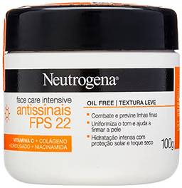 NEUTROGENA Face Care Intensive Antissinais FPS 22 100g, Neutrogena