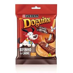 Nestlé Purina Doguitos Petisco Para Cães Bifinho Carne 65g