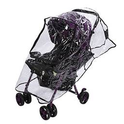 Capa de chuva para carrinho de bebe, 1 unidade de PVC impermeavel universal para carrinho de bebe capa de chuva e protecao contra vento, acessorio para carrinho de bebe