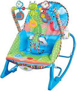 Cadeira de Descanso Musical FunTime até 18kgs Azul-Maxi Baby