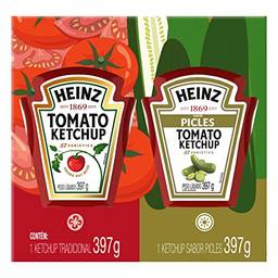 Promo Pack Heinz Ketchup Trad 397G + Ketchup Picles 397G