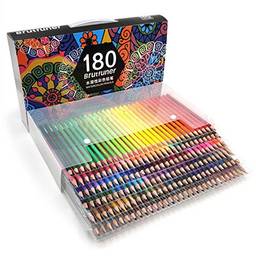 Homesen 48/72/120/160/180 Conjunto de Lápis de Óleo d Lápis de Cor Pré-afiados Suprimentos de Arte para Estudantes Adultos Artistas Desenho Esboço Livros para Colorir